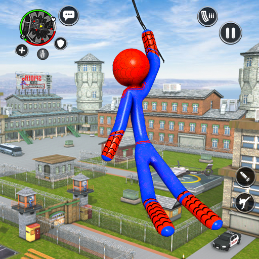 Spider Stick Hero Prison Break Game