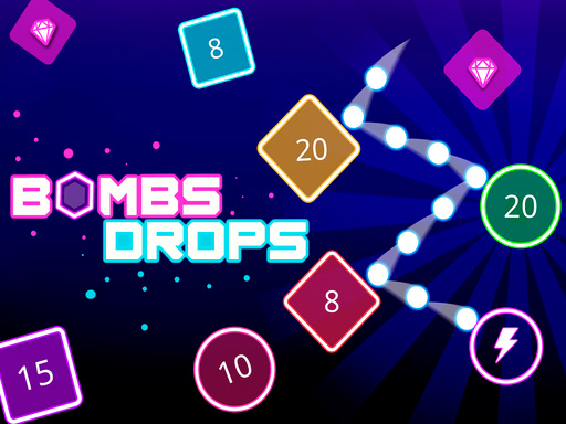 Bombs Drops Physics Balls Game