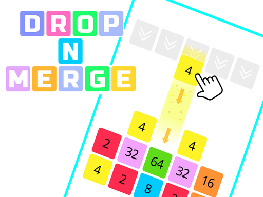 Drop N Merge Blocks Game